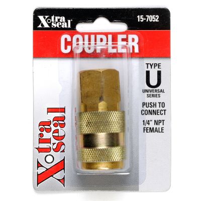 UNIV. COUPLER, PTC, 1/4" NPT F,CARD