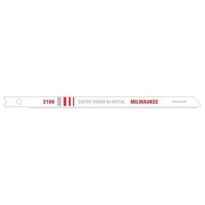Milwaukee 5 in. Metal Cutting Jig Saw Blades, 24 TPI, Bi-Metal, U-Shank, (5-Pack)