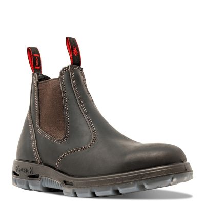 Redback Boots Boot Bonsall-Claret Brown Slip-On, Size 11UK