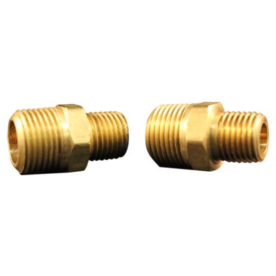 M. Hex Nipple, 1/4" x 3/8", 2/cd