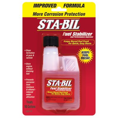 STA-BIL Fuel Stabilizer, 4 oz Card Bottle, Case of 24