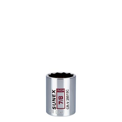 Sunex Tools 7/8 in. Chrome Socket 12-Point