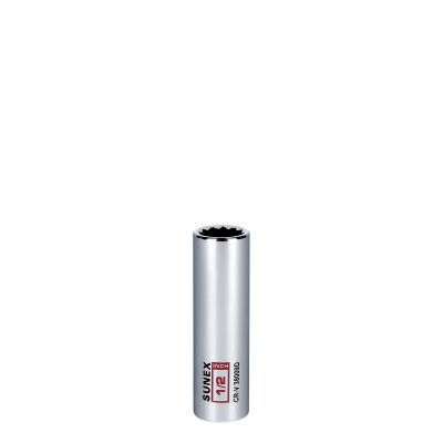 Sunex Tools 1/2 in. Deep Chrome Socket 12-Point