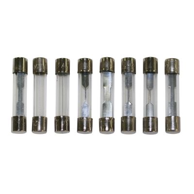 8 Piece 3 thru 30 Amp AGC Glass Fuse Kit
