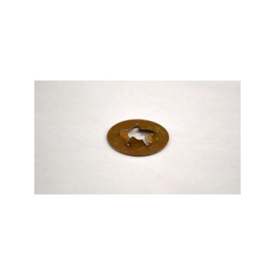 Zinc Finish Push On Type Retainer 6 - 1.00mm Bolt Size (25/Bag)