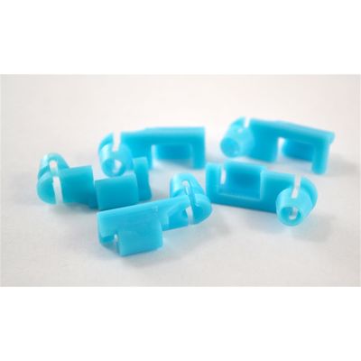 Nylon Rod End Clip, 5/32" (4mm) Rod Size, Snaps Into 6mm Hole Mazda # 9927-80-404 (100/Bag)