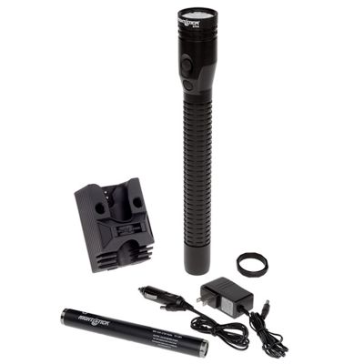 Bayco Metal Full-Size Dual-Light Rechargeable Flashlight