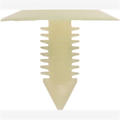 Interior Trim Panel Retainer, Nat Nylon, Size: 17/64" (7mm), Stem: 11/16", Head: 15/16", Qty: 100