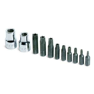 11 pc. 3/8" Drive Tamper-Proof TORX Bit Socket Set
