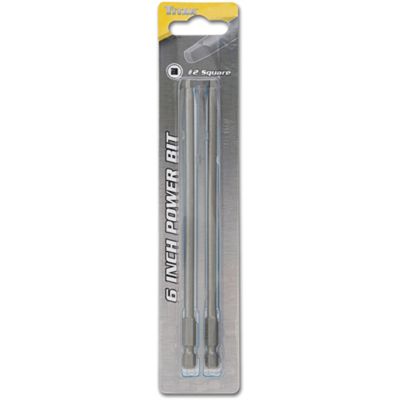 Screwdriver Power Bits, 6 #2 Square Bit 2 Piece, Forged Bit For Better Fit And Longer Life
