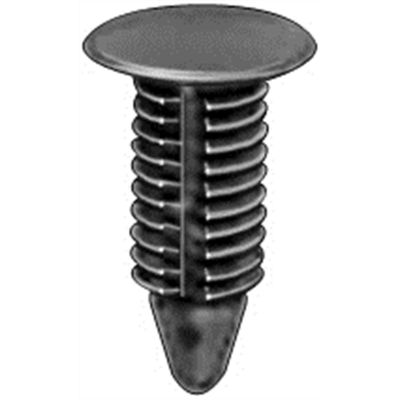 Black Universal Nylon Weather-Strip Retainer (Bag 100)