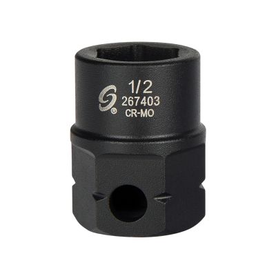 Sunex Tools 1/2 in. Drive 6-Point Low Profile Impact Socket w/ Hex Shank, 1/2 in.