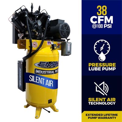 Compressor 10 HP 2 Stg 1 Ph Vert 80 Gal