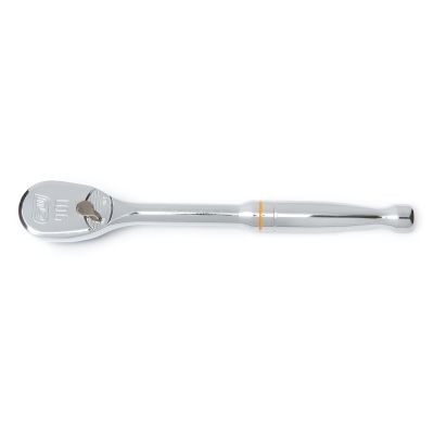 GEARWRENCH 1/2 in. Drive 90-Tooth Full Polish Teardrop Ratchet, 11" Length