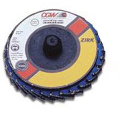 2" Flap Discs, Roloc-Type T27 Zirconia Regular 40 Grit