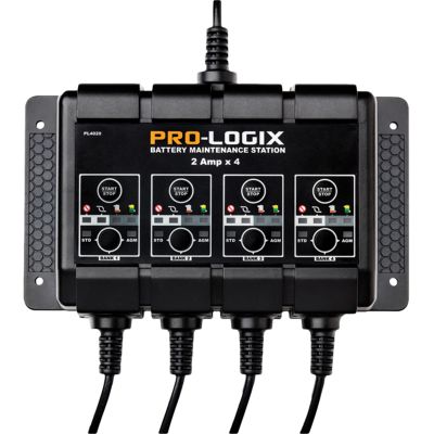 4-Bank Solar Pro Logix 12V 2A Battery Charger
