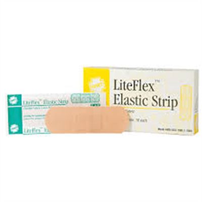 HART LiteFlex Elastic Bandage, Light Woven Strip, 1" x 3" (16/Box)