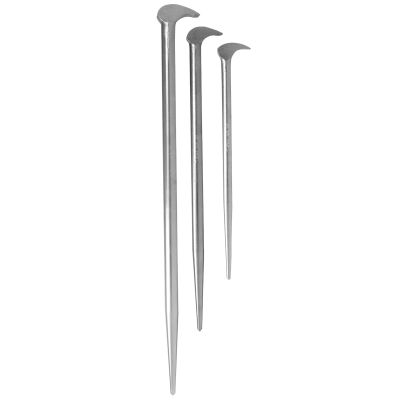 Mayhew 3-Piece Plated Rolling Head Pry Bar Set