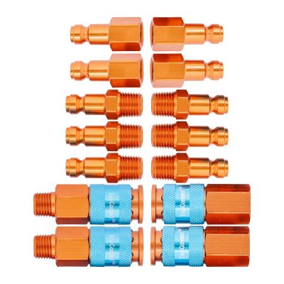 1/4" Orange Coupler Kit 14pc
