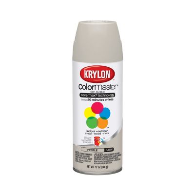 Krylon Colormaster Satin Touch; Pebble; 12 oz. Aerosol