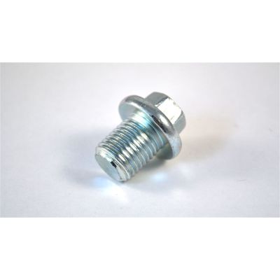 Drain Plug 14mm - 1.50 in. Regular Point Zinc Plate - 13mm Hex (6-Pack)