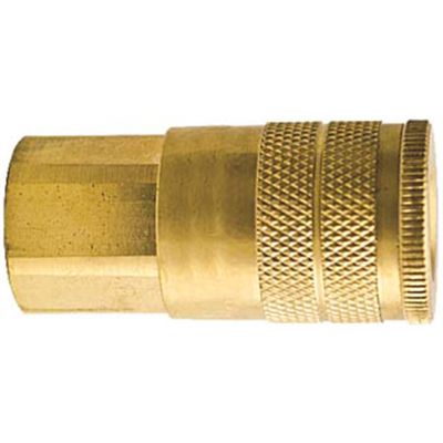 Coupler Industrial Type D 1/4" Body, 1/4" NPT