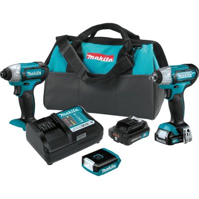 Makita 12V max CXT 1.5 Ah Li-Ion Cordless 3-Piece Combo Kit