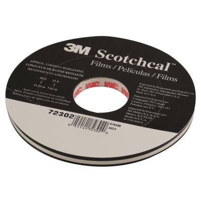 3M Scotchcal Striping Tape, Black, 5/16" x 150' (2 Rolls per Pack)