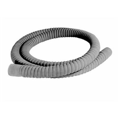 Milwaukee 1-1/2 in. White Rubber-Lined Canvas Hose 10 ft.