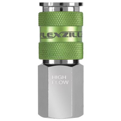 Flexzilla Pro High Flow Coupler, 1/4" FNPT, 1/4" Body