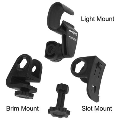 Bayco Multi-Angle Helmet Mount for Accessory Slot or Brim