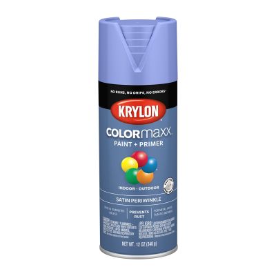 Krylon COLORmaxx Paint + Primer, Satin Periwinkle