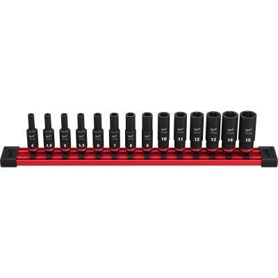 14PC SHOCKWAVE Impact Duty? Metric Deep 6 Point Socket Set