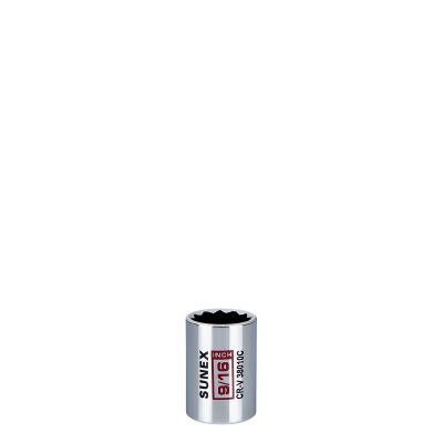 Sunex Tools 9/16 in. Chrome Socket 12-Point