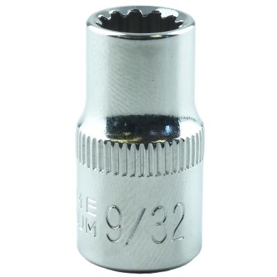 9/32 in. x 1/4 in. Drive Chrome Spline Socket (EA)