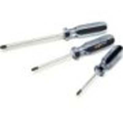 Phillips Screwdriver, #4 Tip, with 8" Shaft, Clear Handle