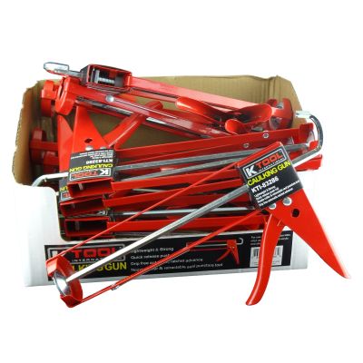 Caulking Gun, Steel Drip Free 12 Pack