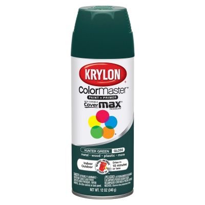 Krylon Colormaster Paint; Hunter Green; 12 oz. Aerosol