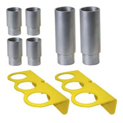 Stack Adapter Kit for 10K lb. 2-post lifts-includes (4) 3" stack extensions, (2) 6&