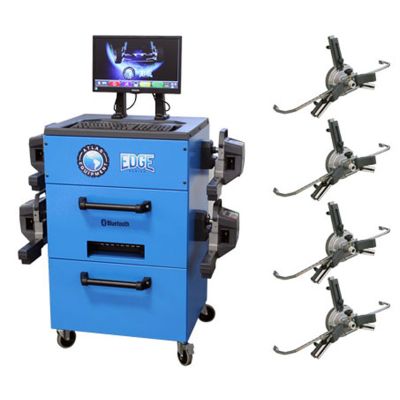 Atlas Bluetooth Wireless Alignment Machine with 3 Pt FastClamp Wheel Clamps