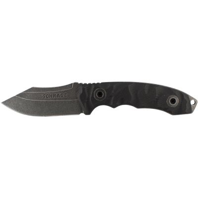 Schrade Full Tang Clip Point Fixed Blade G-10 Handle