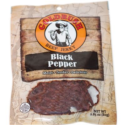 Black Pepper 2.85 oz. Goldrush Beef Jerky 12-ct Case