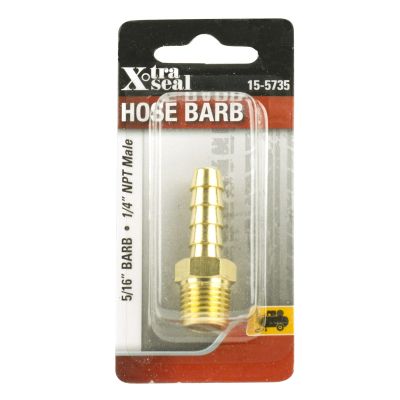 5/16" HOSE BARB, 14" MNPT