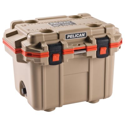 Pelican IM 70 Quart Elite Cooler, Tan/Orange