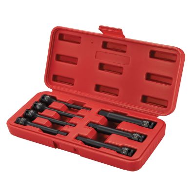 Sunex Tools 3/8 in. Drive 7-Piece Extension Length Fractional SAE Fractional Impact Hex Driver Set