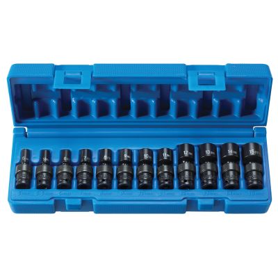 1/4" Drive - 6 Pt. 12 Piece Magnetic Standard Universal Set