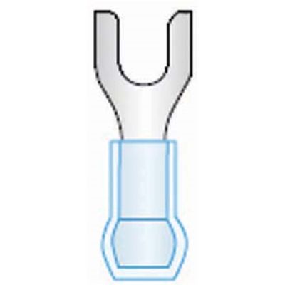 #6 Nylon Blue Spade (16-14) (100/Bag)