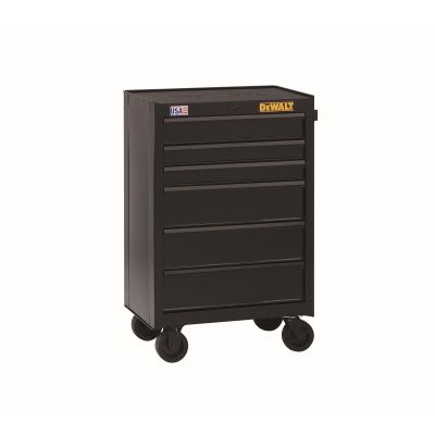 DeWalt 6-Drawer Rolling Cabinet, 26.5 in., Black