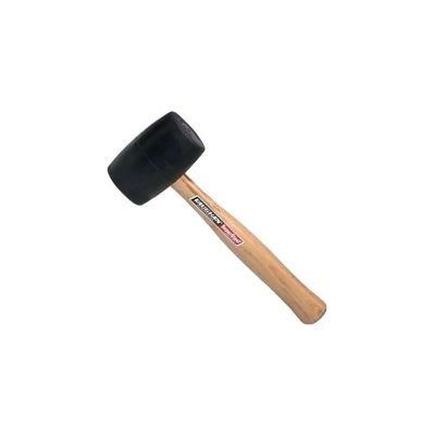 Black Solid Rubber Mallet