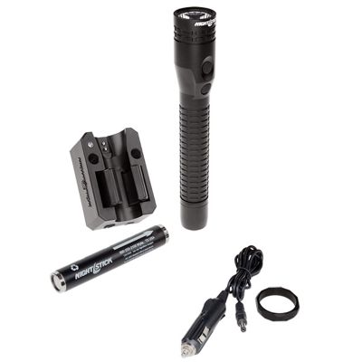 Bayco Metal Duty/Personal-Size Dual-Light Rechargeable Flashlight w/ Magnet (no AC power supply)